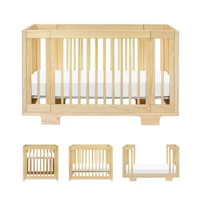 Lettino trasformabile Babyletto Yuzu 8-in-1 con kit di trasformazione per tutte le fasi
