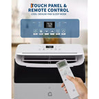 Airconditioners van 14.000 BTU, koelen tot 750 vierkante voet, draagbare 3-in-1-airconditioner met koel-, ontvochtigings- en ventilatormodi en afstandsbediening