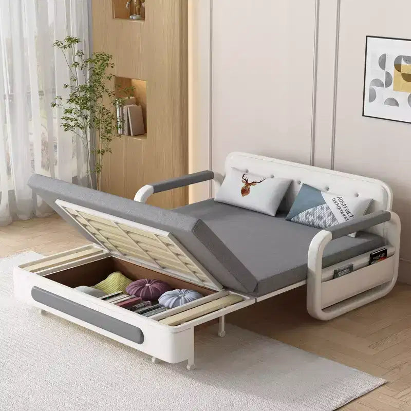 Luck Live modernes 62,2-Zoll-Schlafsofa, multifunktionales Schlafsofa mit Stauraum