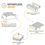78,7 Zoll multifunktionales Klappsofabett