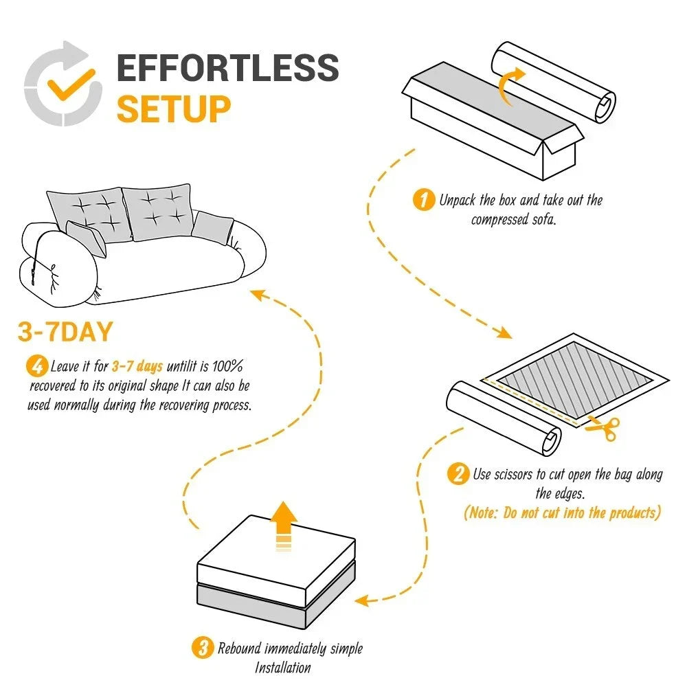 78,7 Zoll multifunktionales Klappsofabett