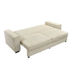 Sofá cama grande Roomfitters con almacenamiento, sofá moderno de 3 plazas, sofá con respaldo tapizado para espacios pequeños