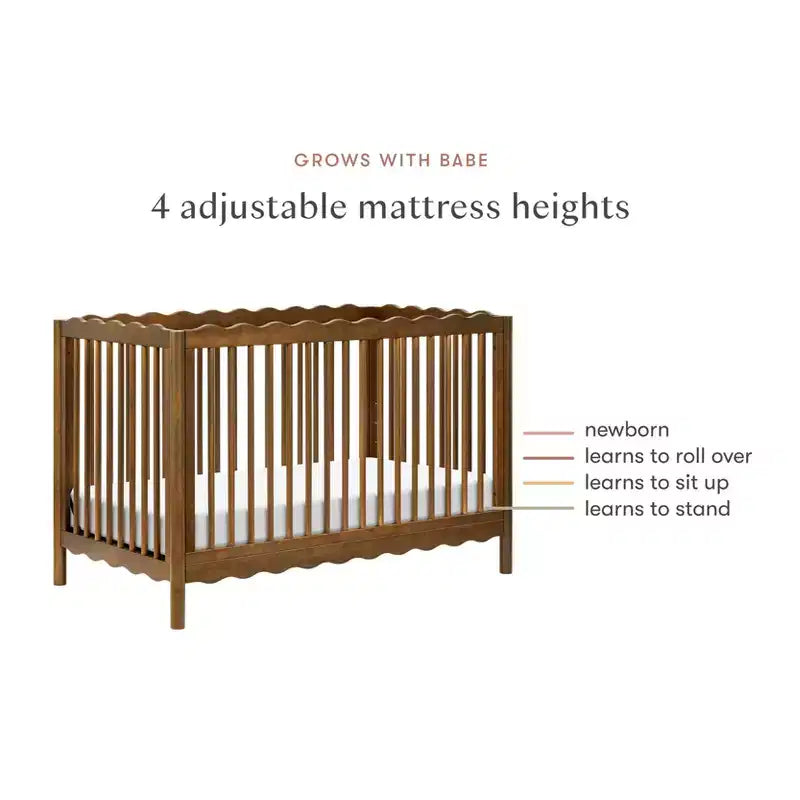 Lettino trasformabile Babyletto Swell 4-in-1 con kit di conversione in letto per bambini