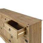 65 Zoll Holz-Buffet-Sideboard im Landhausstil – Corona-Kollektion
