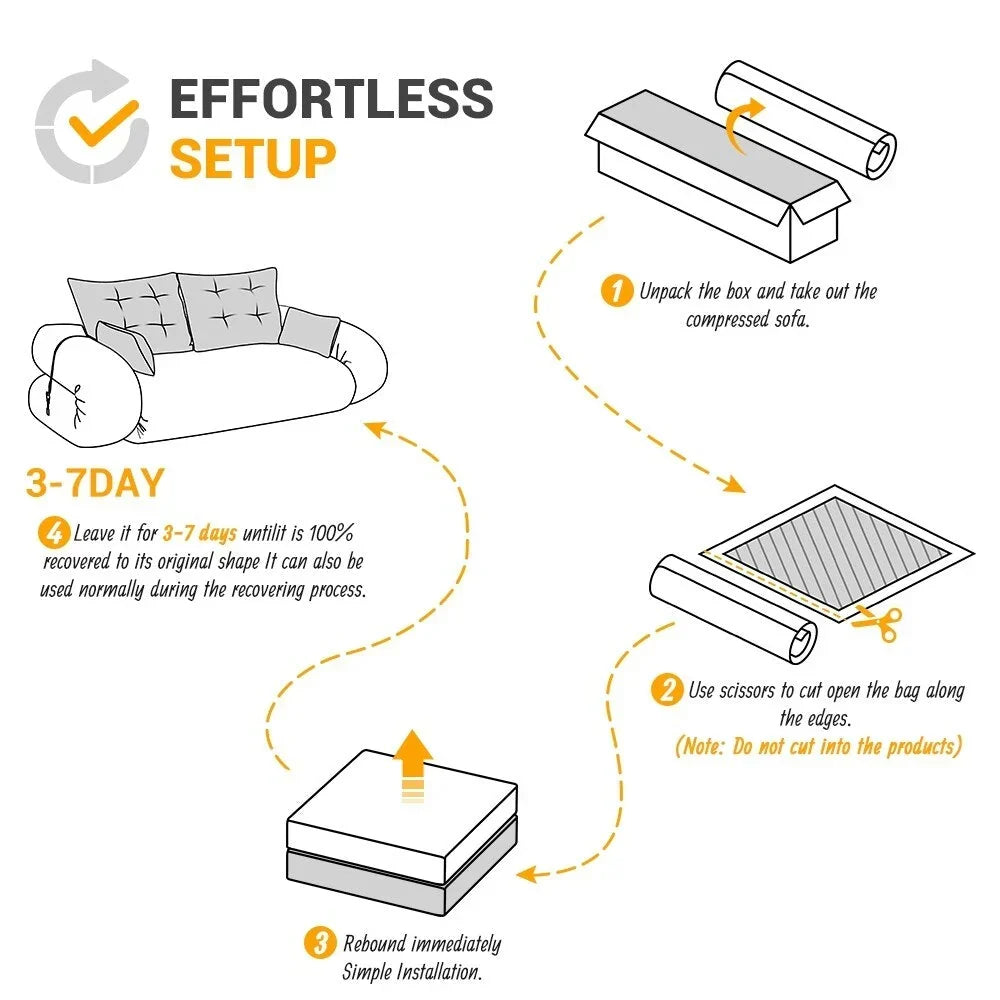 78,7 Zoll multifunktionales Klappsofabett