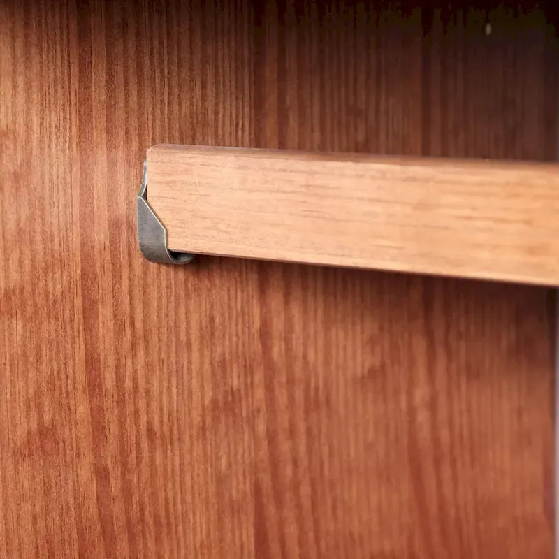 Kledingkast met 3 deuren - wit/mocha/java - massief hout