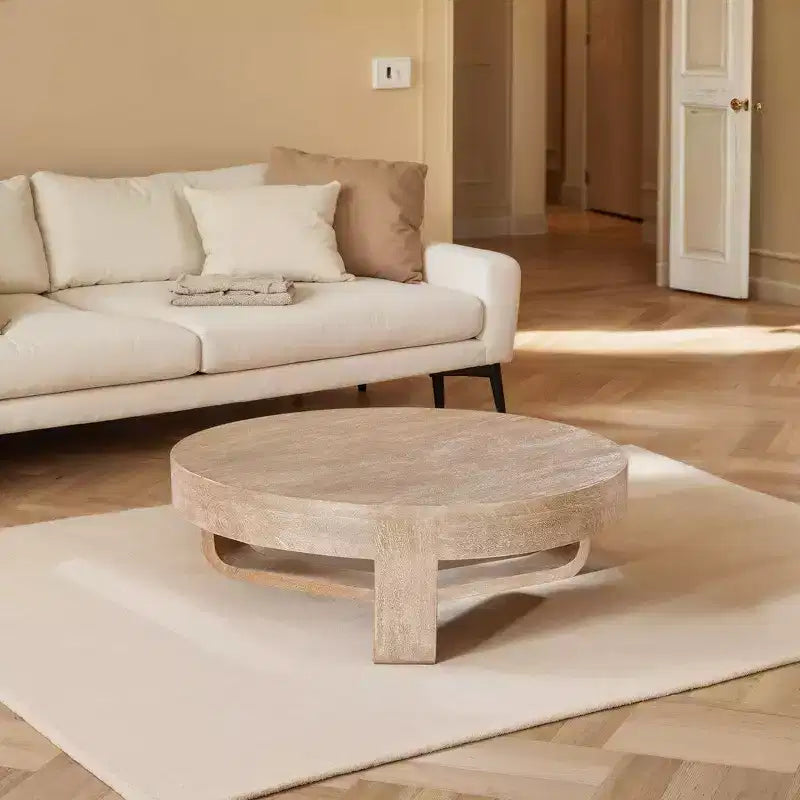 Royal Hampton ronde salontafel van 32 inch met open sleevoet