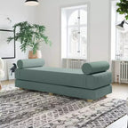 Päivävuode / ulosvedettävä queen-size-vuodesohva – mikrosametti