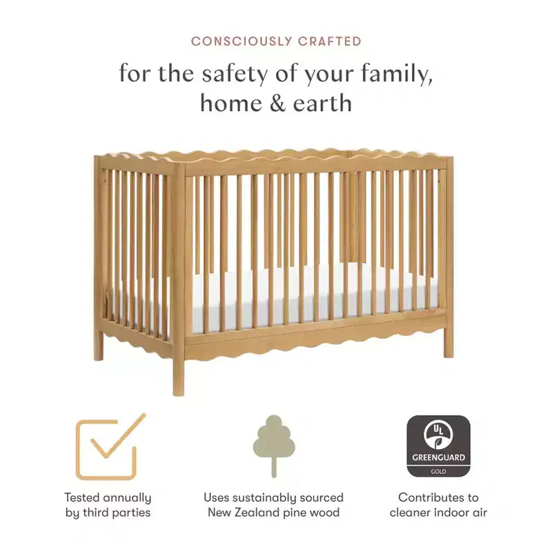 Lettino trasformabile Babyletto Swell 4-in-1 con kit di conversione in letto per bambini