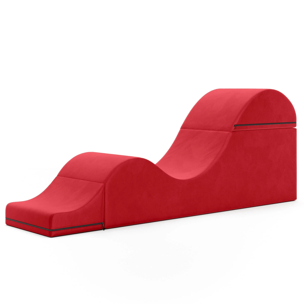 Chaise longue convertibile Avana Kami / poltrona per yoga e massaggi - pouf 2-in-1 con poltrona lounge da yoga ripiegabile estraibile nascosta, microvelluto - N/A