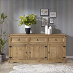 65 Zoll Holz-Buffet-Sideboard im Landhausstil – Corona-Kollektion
