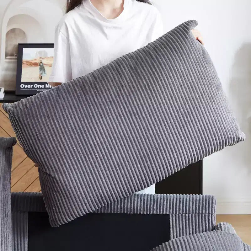 Divano letto in velluto a coste convertibile 3-in-1 da 64,5 con letto estraibile