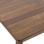 5-teiliges Esszimmerset aus Massivholz, 47L (1 Tisch + 4 Stühle mit Sprossenlehne)