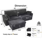 Modulares Cord-Sofaelement von Dyonery mit abnehmbaren, waschbaren Bezügen