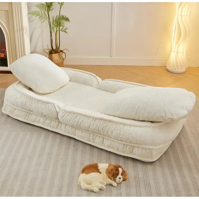Fauteuil-canapé relax, 5 positions réglables, s’assoit, dort, se plie, idéal pour la chambre ou le salon
