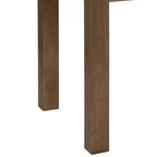 Mesa de comedor rústica Flash Furniture de pino macizo, rectangular, de 46 x 30