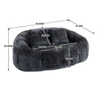 Sitzsack aus Chenille, Relaxsofa