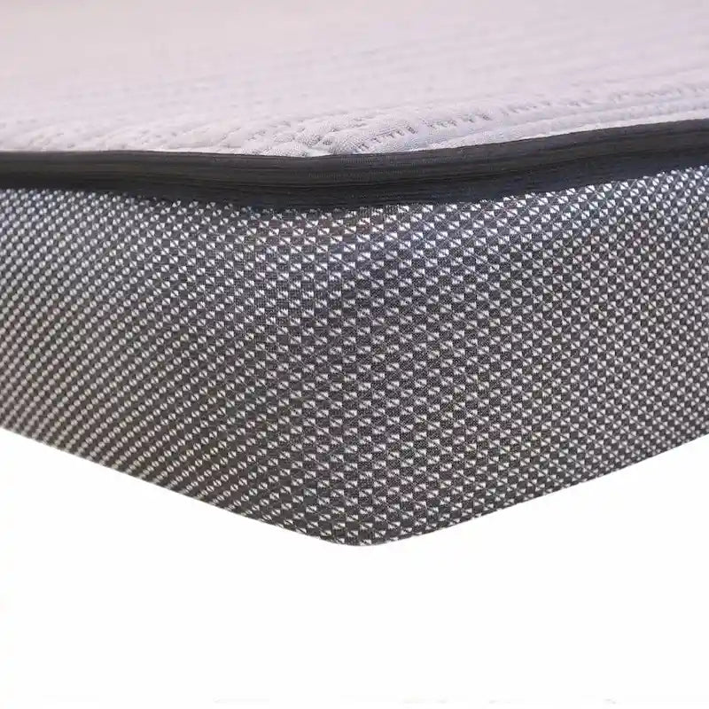 Divano letto Rancho in tessuto effetto pelle scamosciata marrone rustico - 37 x 86 x 40