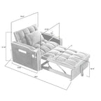 Verwandelbarer Schlafsessel und Schlafsofa, verstellbarer ausziehbarer Schlafsessel