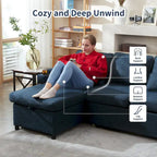 80 L-förmiges Schlafsofa, Schlafsofa mit ausziehbarem Bett, wendbares Schlafsofa