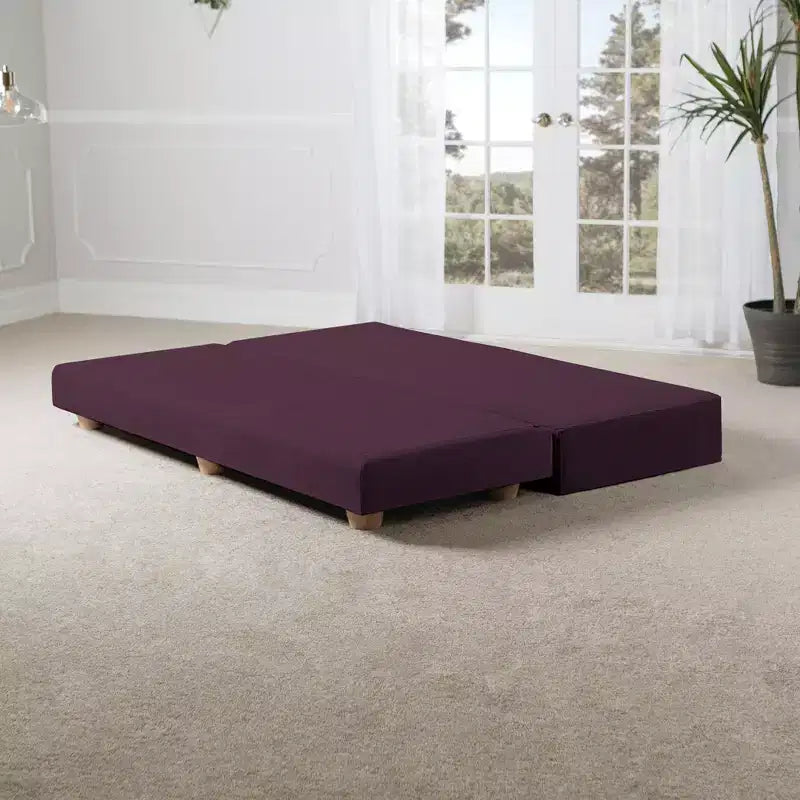 Päivävuode / ulosvedettävä queen-size-vuodesohva – mikrosametti