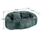 Sitzsack aus Chenille, Relaxsofa