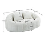 Sitzsack aus Chenille, Relaxsofa