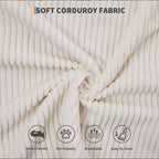 Sofá cama convertible 4 en 1, colchón de suelo plegable de pana sin armazón de 79 pulgadas con almohada, sofá biplaza sin montaje para apartamentos pequeños