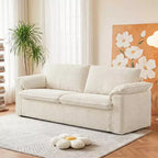 Dwuosobowa sofa Dyonery 86 Cloud, głębokie siedzisko, szerokie podłokietniki z poduszkami, solidna rama, przewiewna ergonomiczna konstrukcja