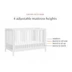 Lettino trasformabile Babyletto Swell 4-in-1 con kit di conversione in letto per bambini