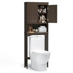 Mobiletto portaoggetti da bagno, mobiletto portaoggetti per WC, mensola da bagno sopra il WC, salvaspazio per WC