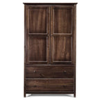 Armario de madera maciza de 2 puertas - 41x72x22