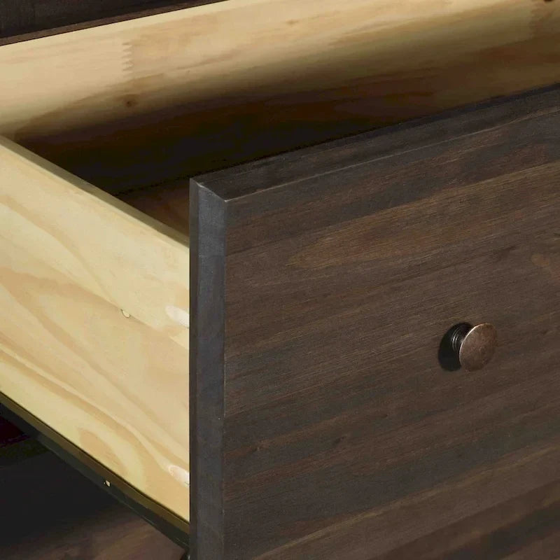 Armario de madera maciza de 2 puertas - 41x72x22