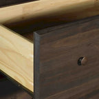 Armario de madera maciza de 2 puertas - 41x72x22