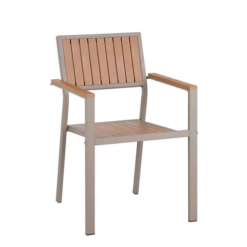 7-teiliges ausziehbares Esszimmer-Set mit ausziehbarem Tisch und 6 Armlehnstühlen