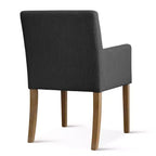 6er-Set gepolsterte Esszimmerstühle mit Armlehnen, moderne Leinen-Sessel mit Holzbeinen, Akzentstühle für Esszimmer und Wohnzimmer – Panipeachy