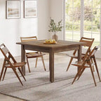 Quadratischer Esstisch, 100 cm, für 2–4 Personen, mit Beinen aus Massivholz für Wohn- und Esszimmer