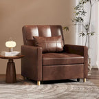 AECOJOY 3-in-1-Schlafsofa-Sessel mit Kissen und verstellbarer Rückenlehne