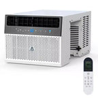 Inteligentny klimatyzator okienny Acekool o mocy 6000 BTU, klimatyzacja Wi-Fi z pilotem, ciche chłodzenie pomieszczeń do 250 stóp kwadratowych