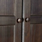 Armario de madera maciza de 2 puertas - 41x72x22