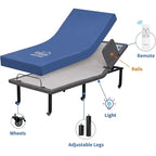 Letto regolabile con telecomando wireless, base per letto ospedaliero con/senza materasso