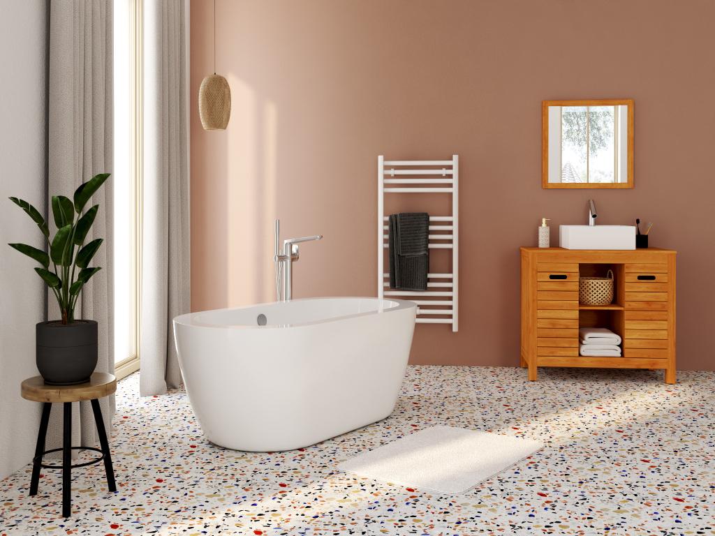 Vasca da bagno freestanding - 178 l - 149x75x58 cm - Bianca - Acrilico - Doucezen
