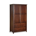 Armario de madera maciza de 2 puertas - 41x72x22