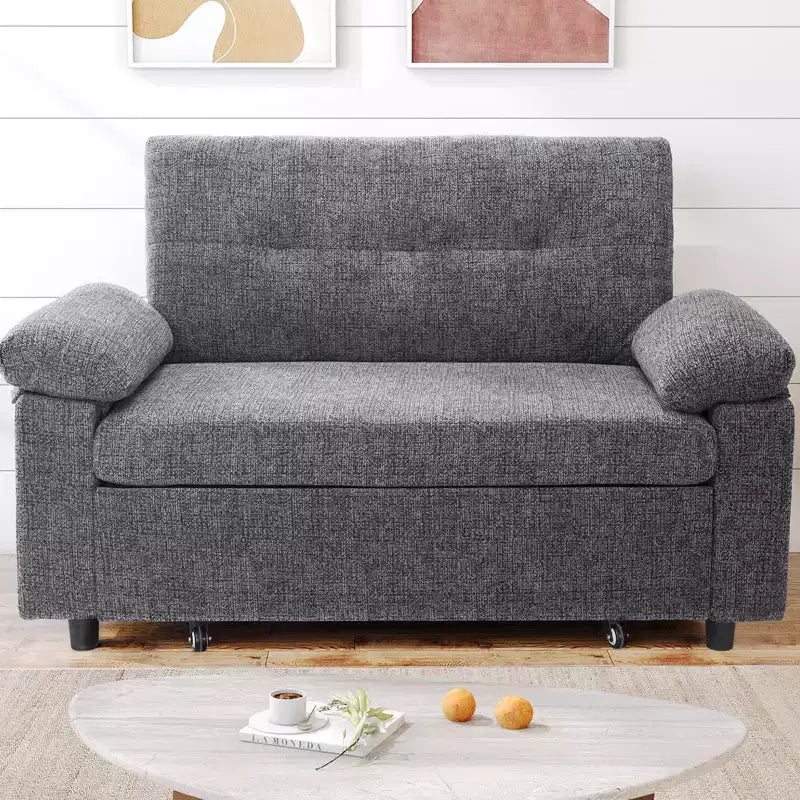 Sofá cama convertible 3 en 1 Dyonery, sofá cama extraíble con respaldo ajustable